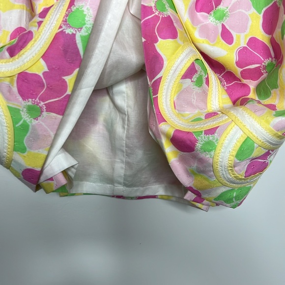 Lilly Pulitzer Pink and Green Floral Midi Dress - Picture 5 of 10